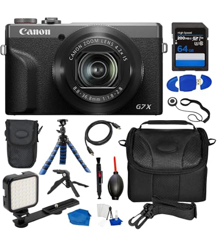 Amazon.com : Canon PowerShot G7 X Mark III Digital Camera (Black